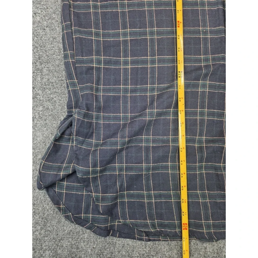 Polo Ralph Lauren Robe Mens XL Blue Green Plaid Flannel